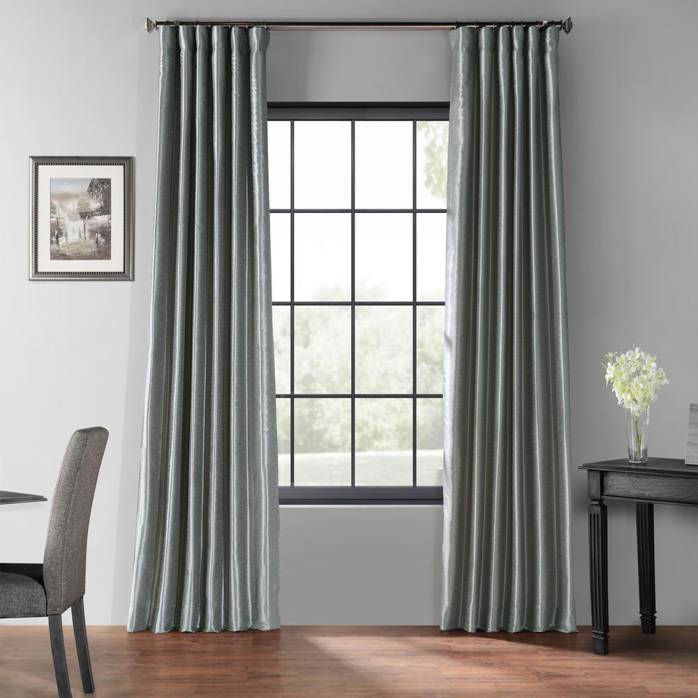 Exclusive Fabrics Furnishings Storm Grey Gray Blackout Vintage