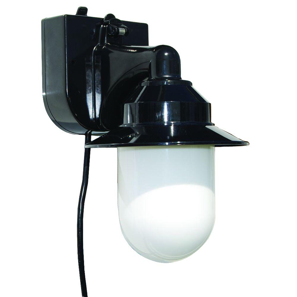 Polymer S Line Voltage Modern Outdoor Lighting Black Outdoor Portable Wall Lantern With Suction Cup