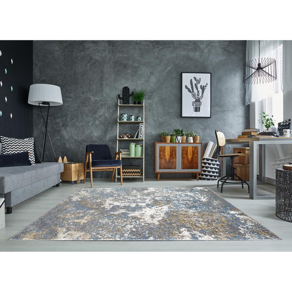 Luxe Weavers Beverly Collection Area Rug 6490 Turquoise 8x10