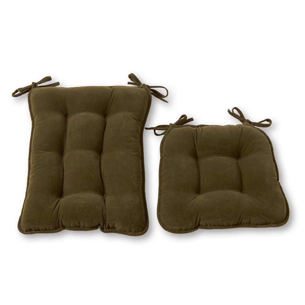 Greendale Home Fashions Cherokee Sage 2Piece Rocking Chair Cushion Set
