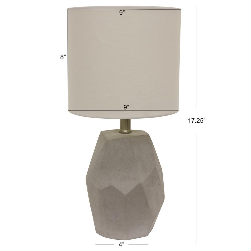 cement table lamps