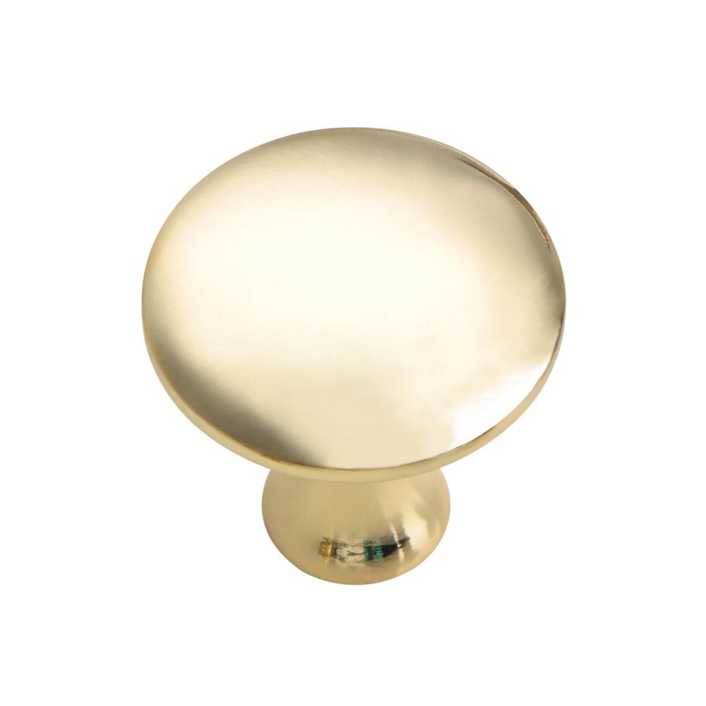 Utopia Alley Charlton 11/4 in. Polished Gold KnobHW335PLGD021