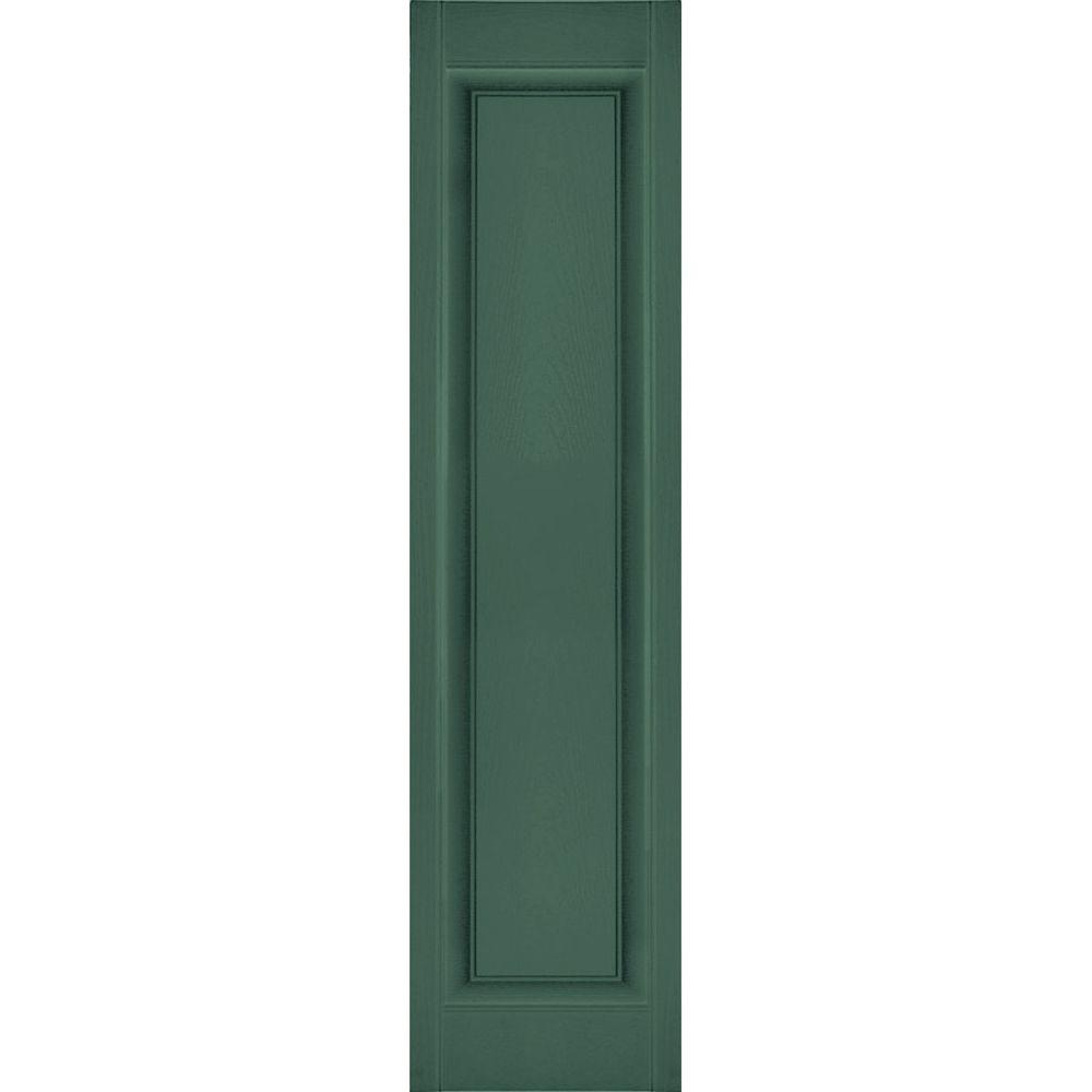 Ekena Millwork 12 in. x 36 in. Lifetime Vinyl Custom Single Raised