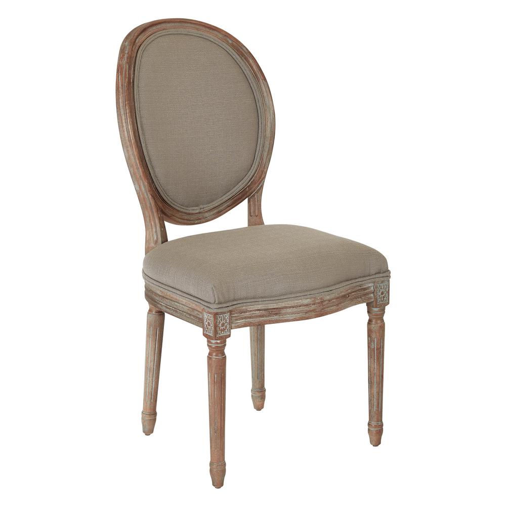 Osp Home Furnishings Lillian Oval Back Chair Lla K12 The Depot