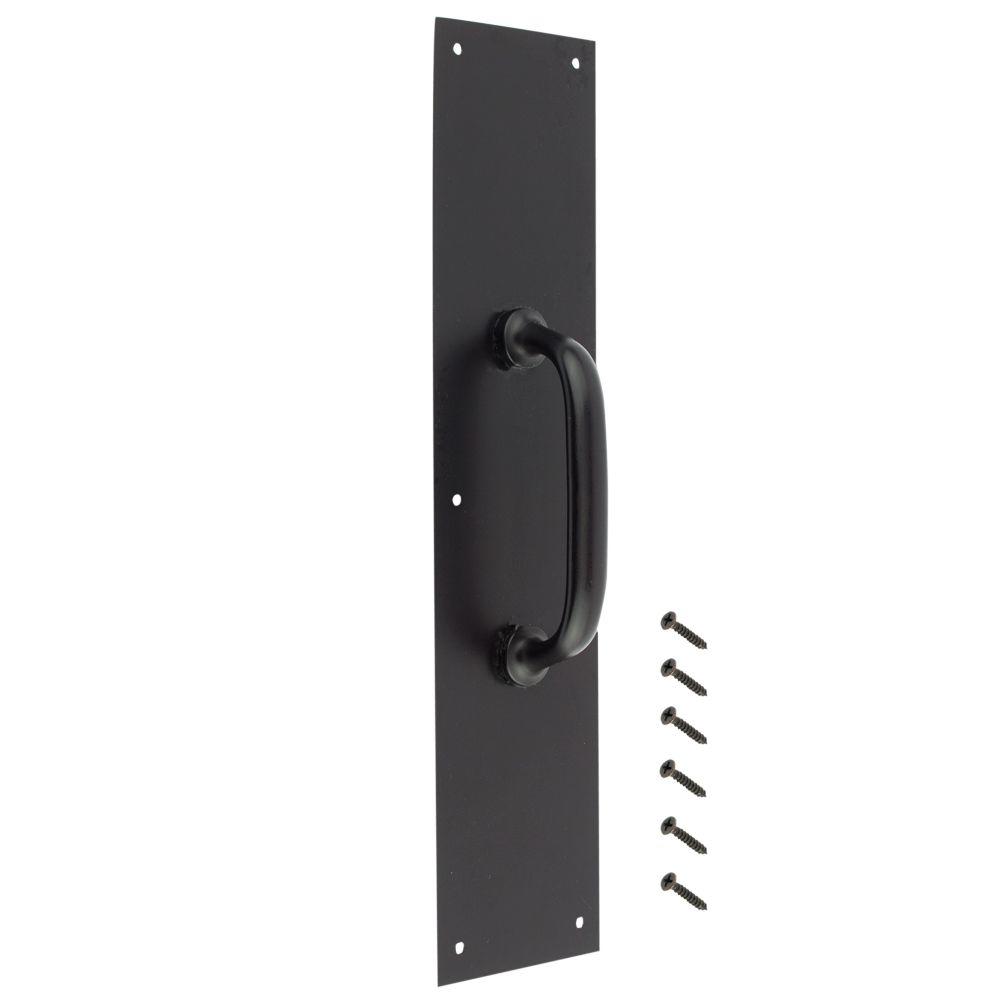 Everbilt 3-1/2 in. x 15 in. Oil-Rubbed Bronze Pull Plate-14296 - The