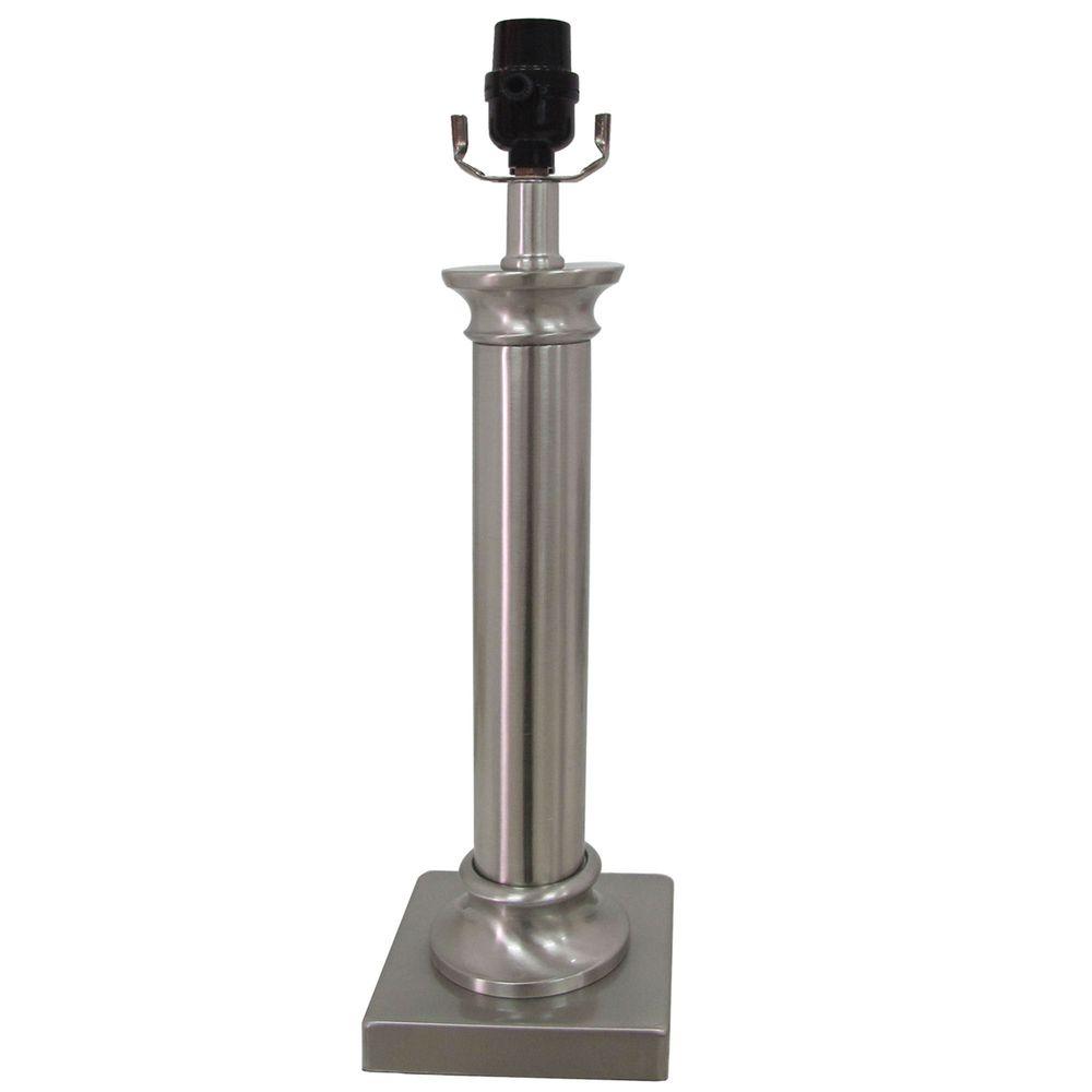 Hampton Bay Mix and Match Brushed Nickel Classic Column ...