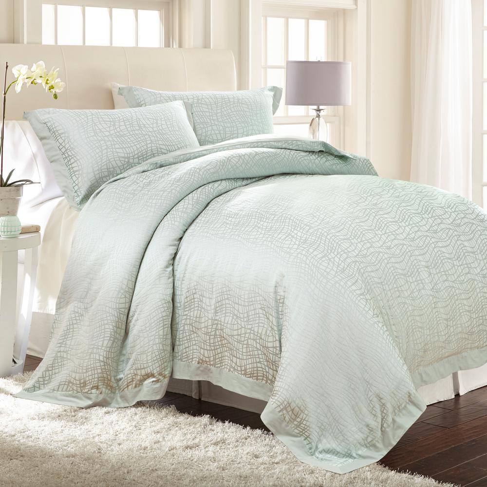 Aubery Duvet//Quilt Cover Set With Matching Pillow Case THREE COLOURS TA
