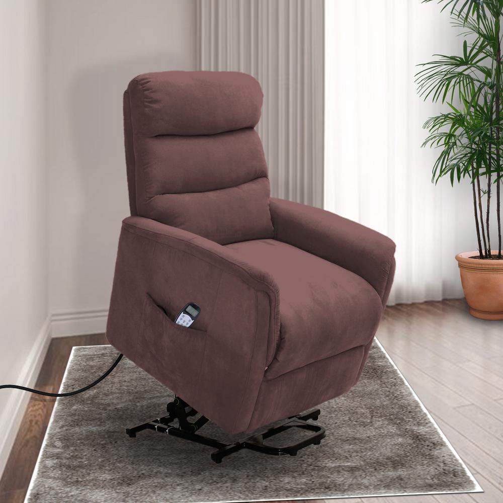 Lifesmart Calla Casa Ultra Comfort Fitness Lift Chair With Heat Lifesmart Calla Casa Ultra Comfort Fitness Lift Chair With Heat Massage And Remote In Brown