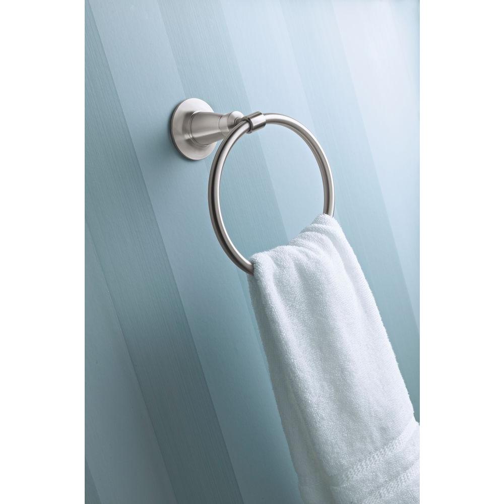 Kohler 11057-BN Archer Towel Ring Vibrant Brushed Nickel