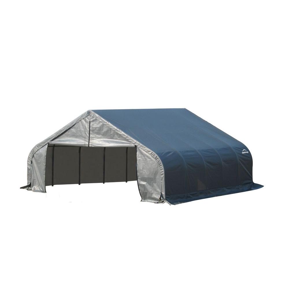 Patio Lawn Garden Shelterlogic Garage 16 X 36 Peak Standard Patio Lawn Garden Shelterlogic Garage 16 X 36 Peak Standard Grey 79431