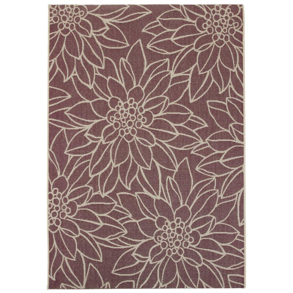 Kavka Ellis Green/Purple Indoor/Outdoor Area Rug 