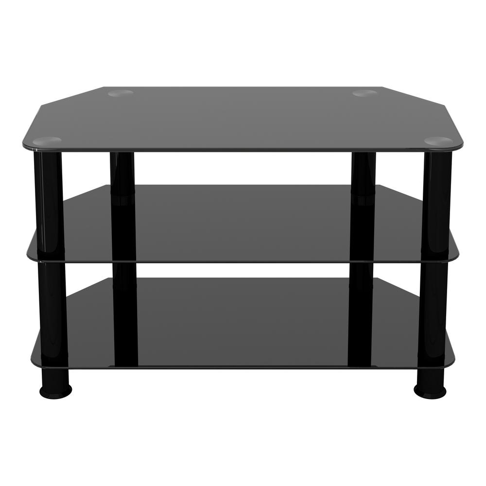 Glass Tv Stands Living Room Furniture The Home Depot - Glass Table Stand For Tv Glass Tv Stands Living Room Furniture The Home Depot - Glass Table Stand For Tv