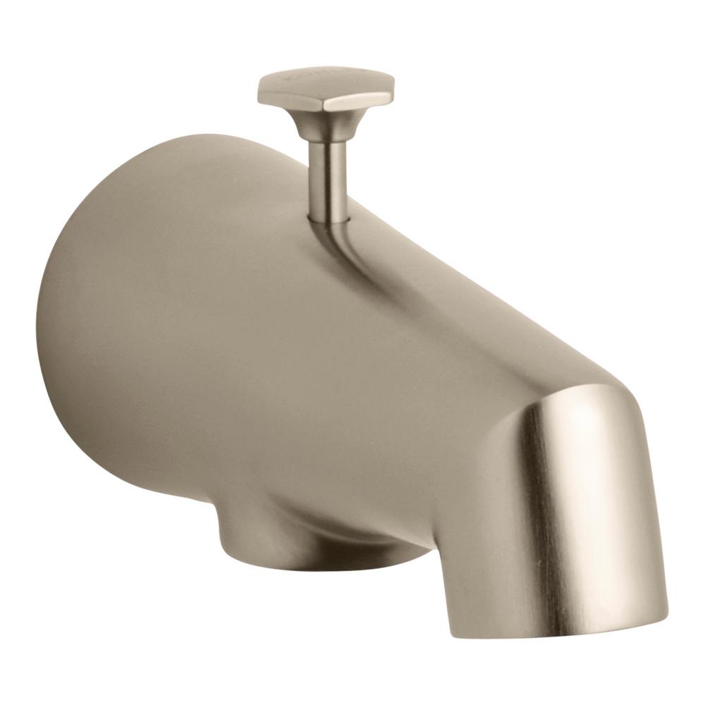 KOHLER Wall Mount Bath Spout in Vibrant Brushed BronzeK6855BV The