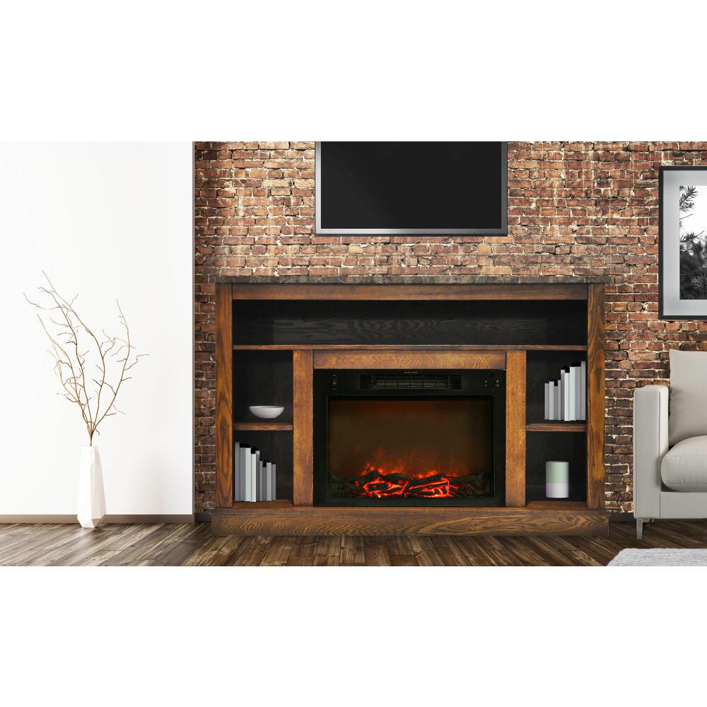 Cambridge 47 In Electric Fireplace With 1500 Watt Charred Log