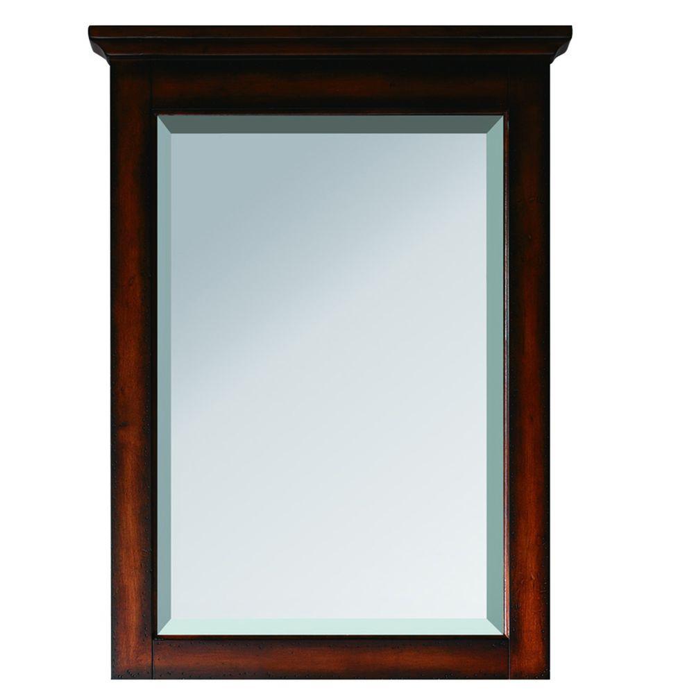 Avanity Tropica 24 In X 32 Beveled Edge Mirror Antique Brown Avanity Tropica 24 In X 32 Beveled Edge Mirror Antique Brown