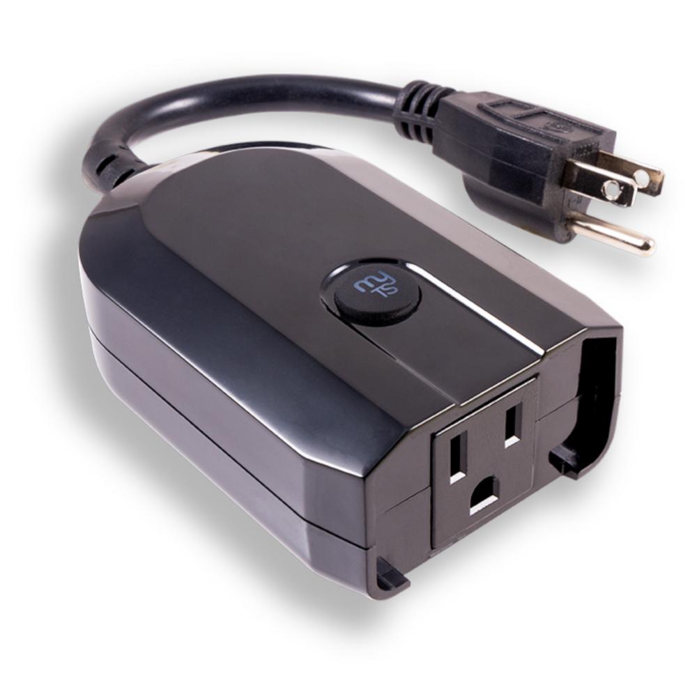 Mytouchsmart Wi Fi Plug In Outdoor Smart Switch Black