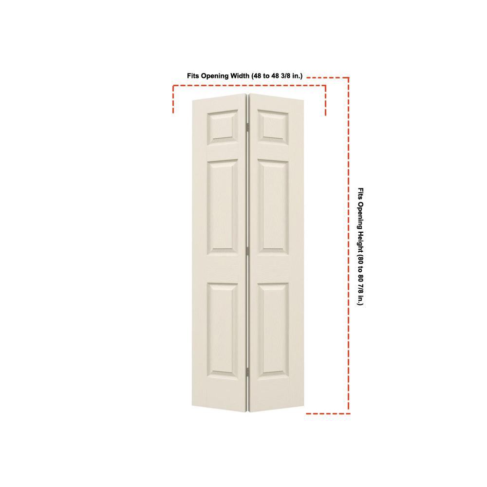 Jeld Wen Doors Windows The Home Depot 24 In X 80 Colonist Primed Textured Molded Composite Mdf Closet Bi