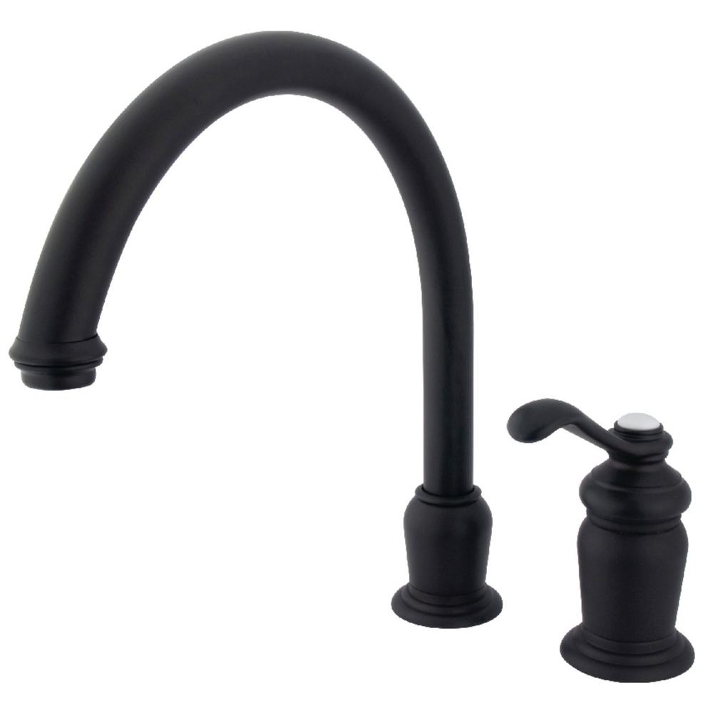 Kingston Br Templeton Single Handle Standard Kitchen Faucet In Oil Rubbed Bronze Kingston Br Templeton Single Handle Standard Kitchen Faucet In Oil Rubbed Bronze