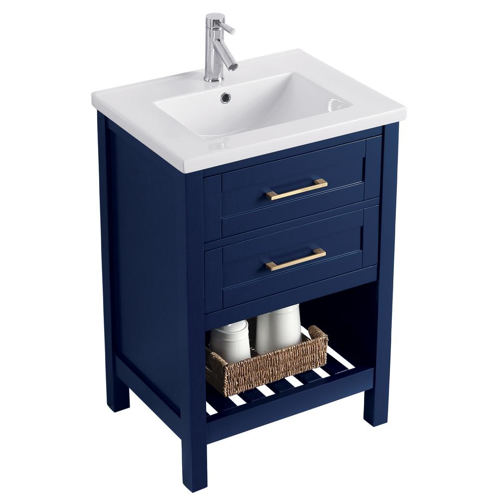 Design Element Elina 24 In W X 18 D Bath Vanity Blue With Porcelain Top White Basin Spv01 Blu The Home Depot - Design Element Mason 24 Single Sink Vanity In Blue Design Element Elina 24 In W X 18 D Bath Vanity Blue With Porcelain Top White Basin Spv01 Blu The Home Depot - Design Element Mason 24 Single Sink Vanity In Blue