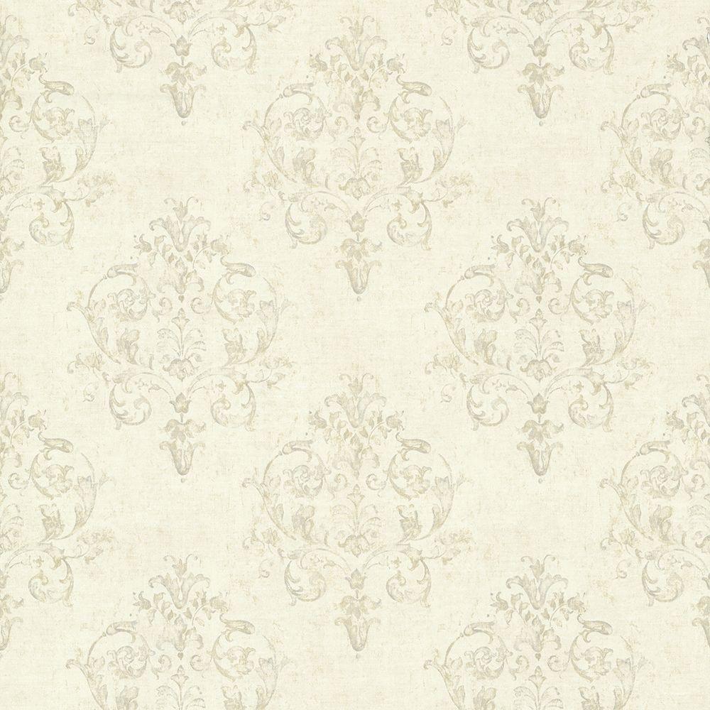 Arronsburg Linen Damask Wallpaper