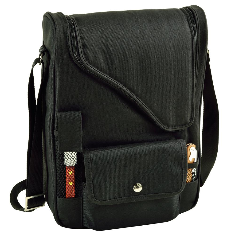 wine cooler bag with glasses