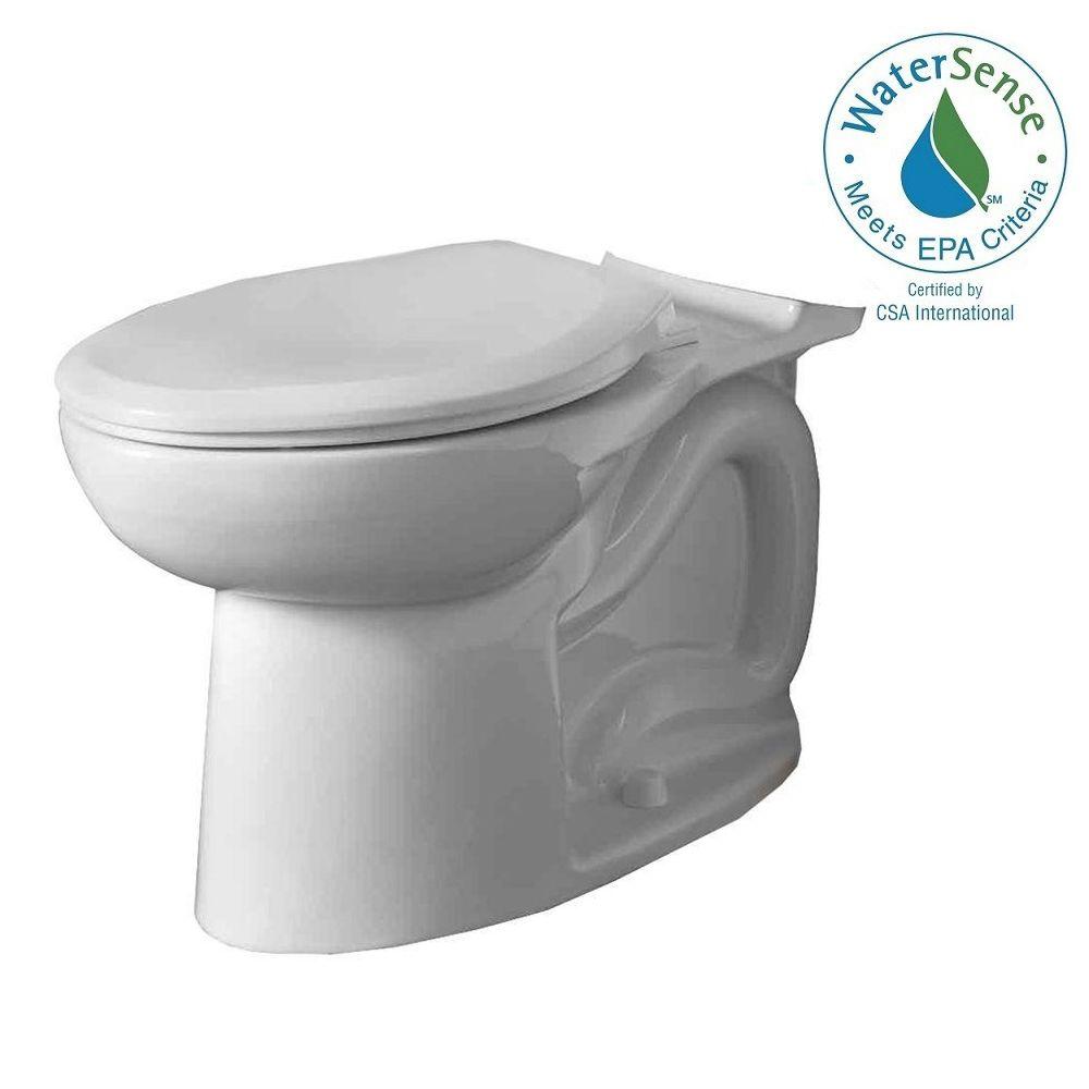 American Standard Toilet Bowls Cadet 3 FloWise Elongated Toilet Bowl Only in White 3717C.001.020