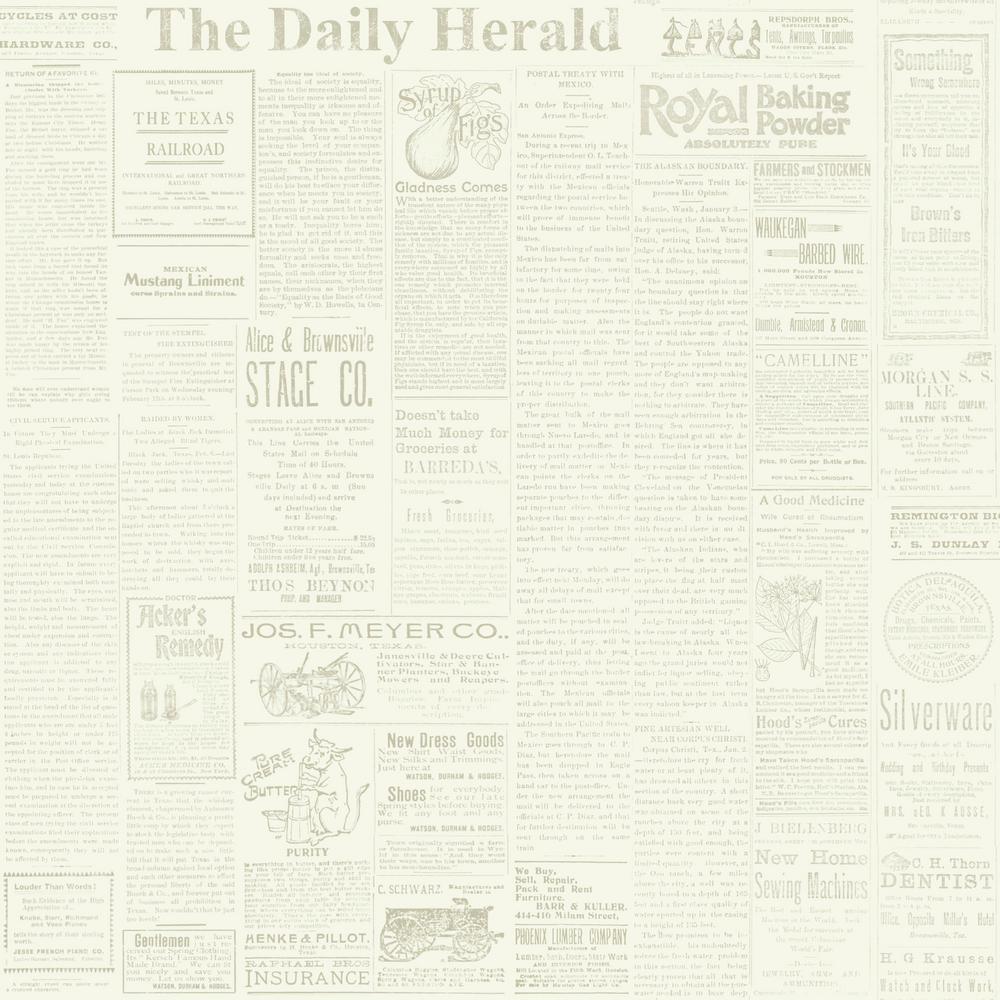 Magnolia Home by Joanna Gaines 56 sq. ft. The Daily Removable Wallpaper