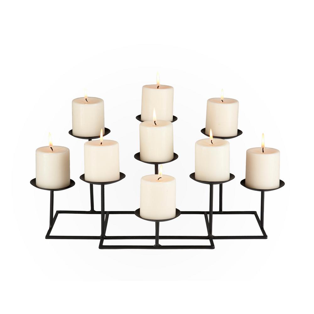 Southern Enterprises Resin Tealight Fireplace Log Candle Holder