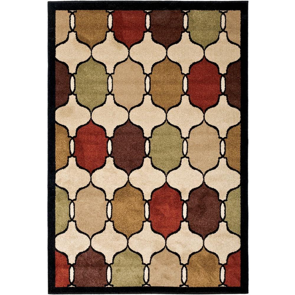 Orian Rugs Valiant Multi 7 ft. 8 in. x 10 ft. 10 in. Indoor/Outdoor