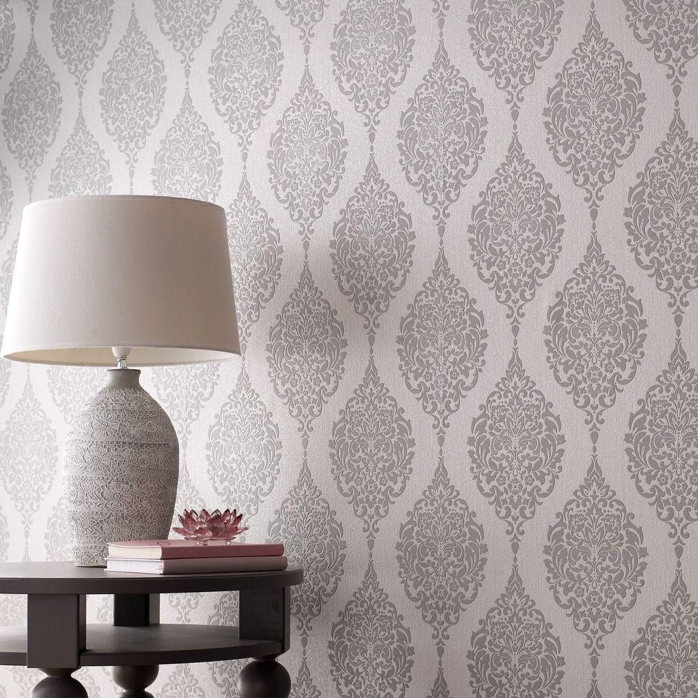 graham & brown grey luna wallpaper-20-740 - the home depot