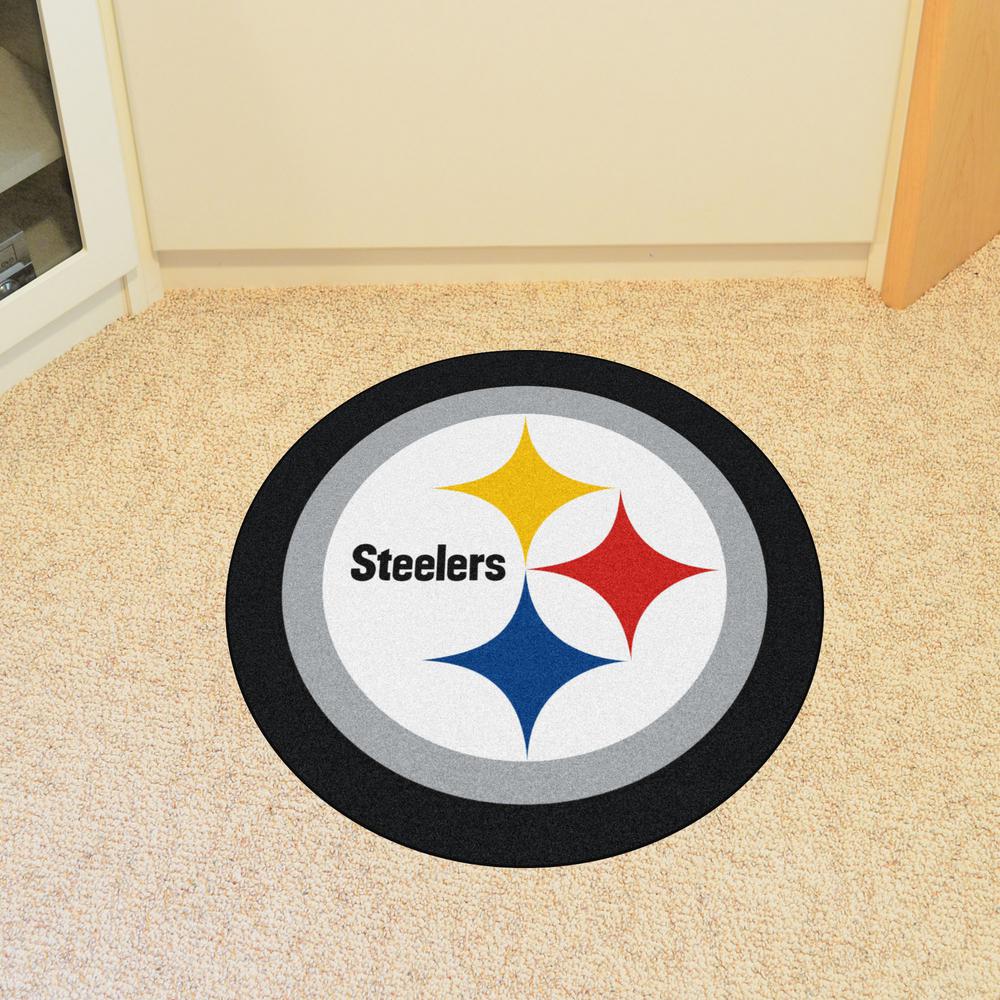 Fanmats Nfl Pittsburgh Steelers Mascot Mat 36 In X Fanmats Nfl Pittsburgh Steelers