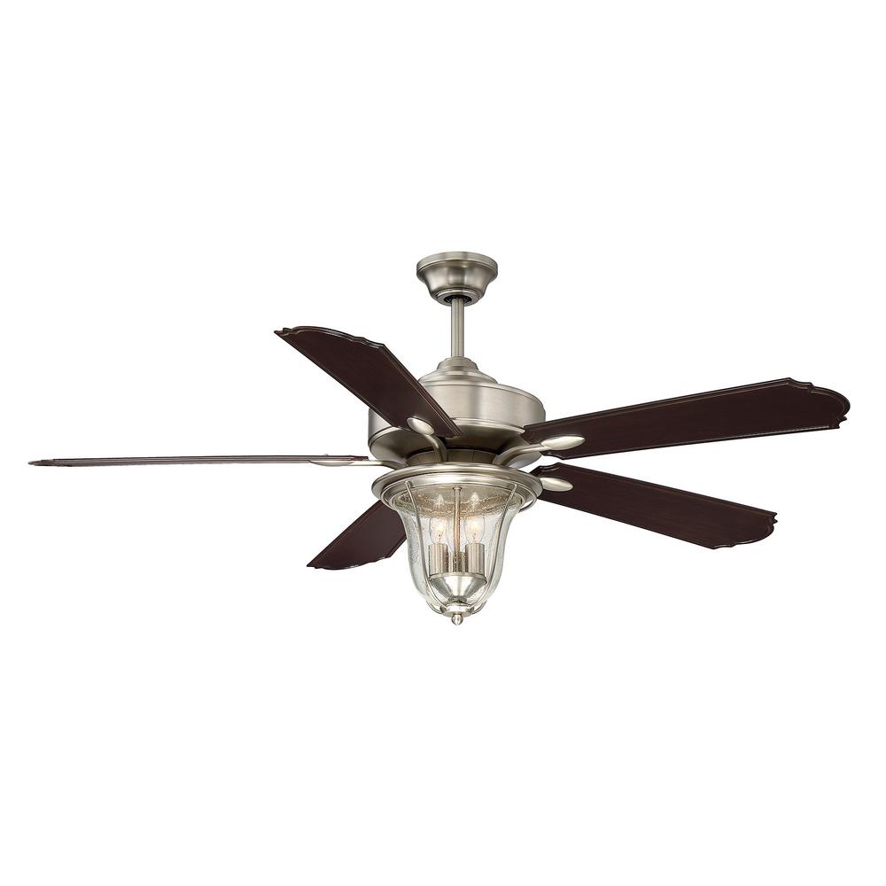 Filament Design 52 In Satin Nickel Ceiling Fan Ect Sh261077 The