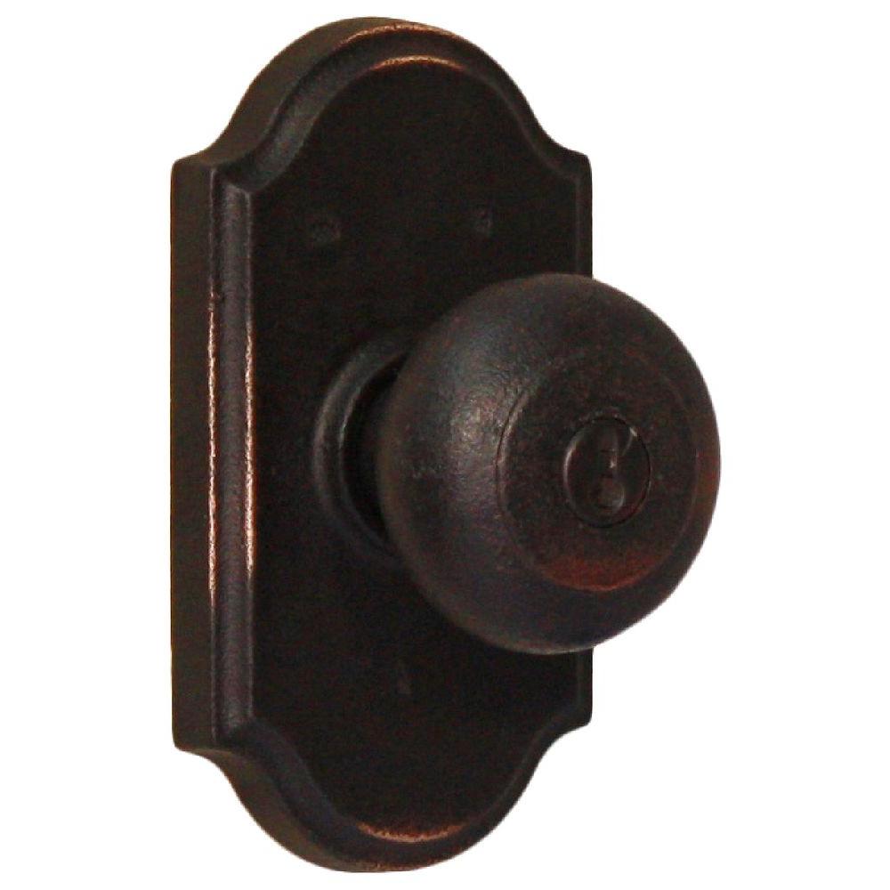 Weslock Molten Bronze OilRubbed Bronze Premiere Keyed Entry Wexford