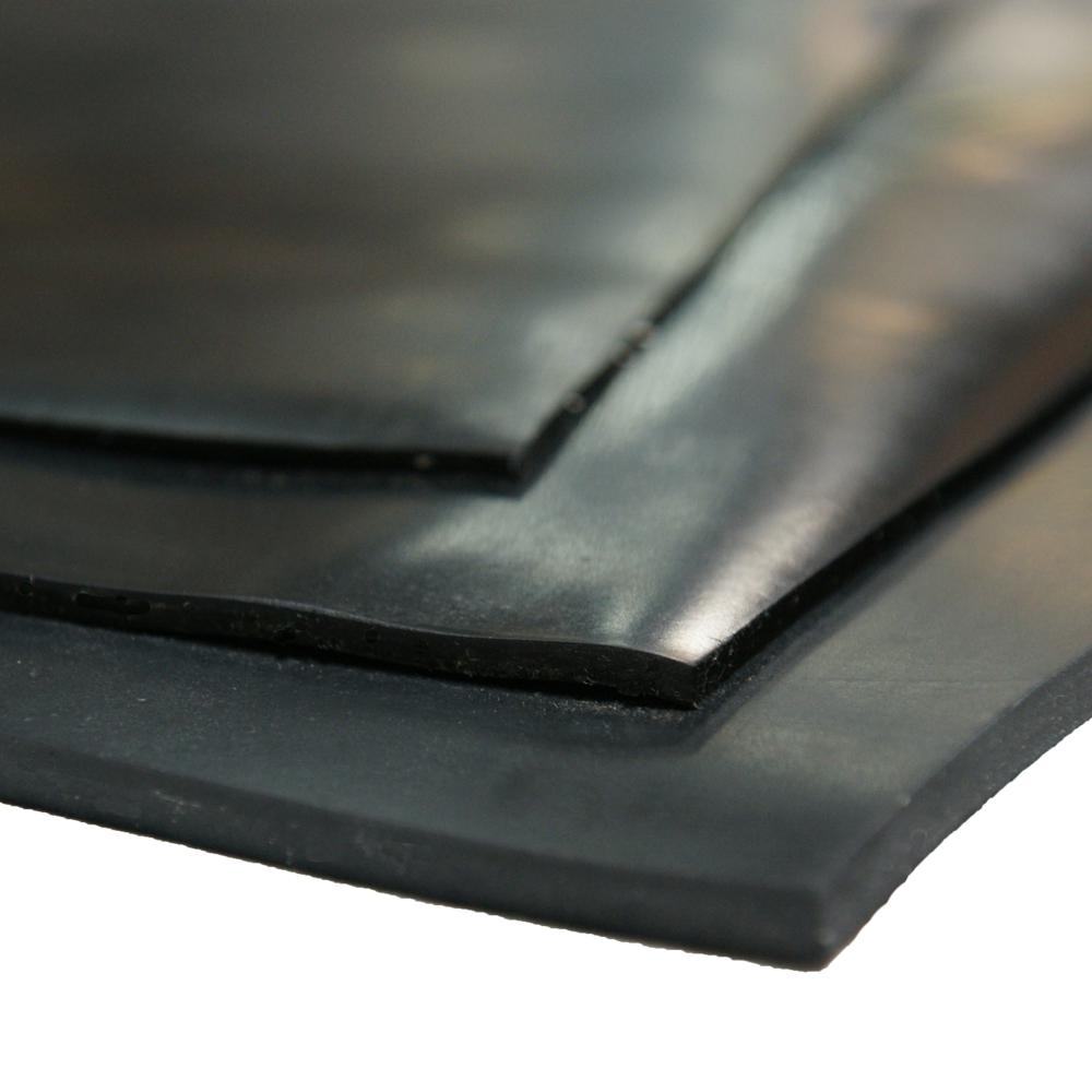 Rubber Cal Cloth Inserted Sbr 1 8 In X 24 In X 12 In 70a Rubber Sheet Black 20 107 0125 24 012 The Home Depot