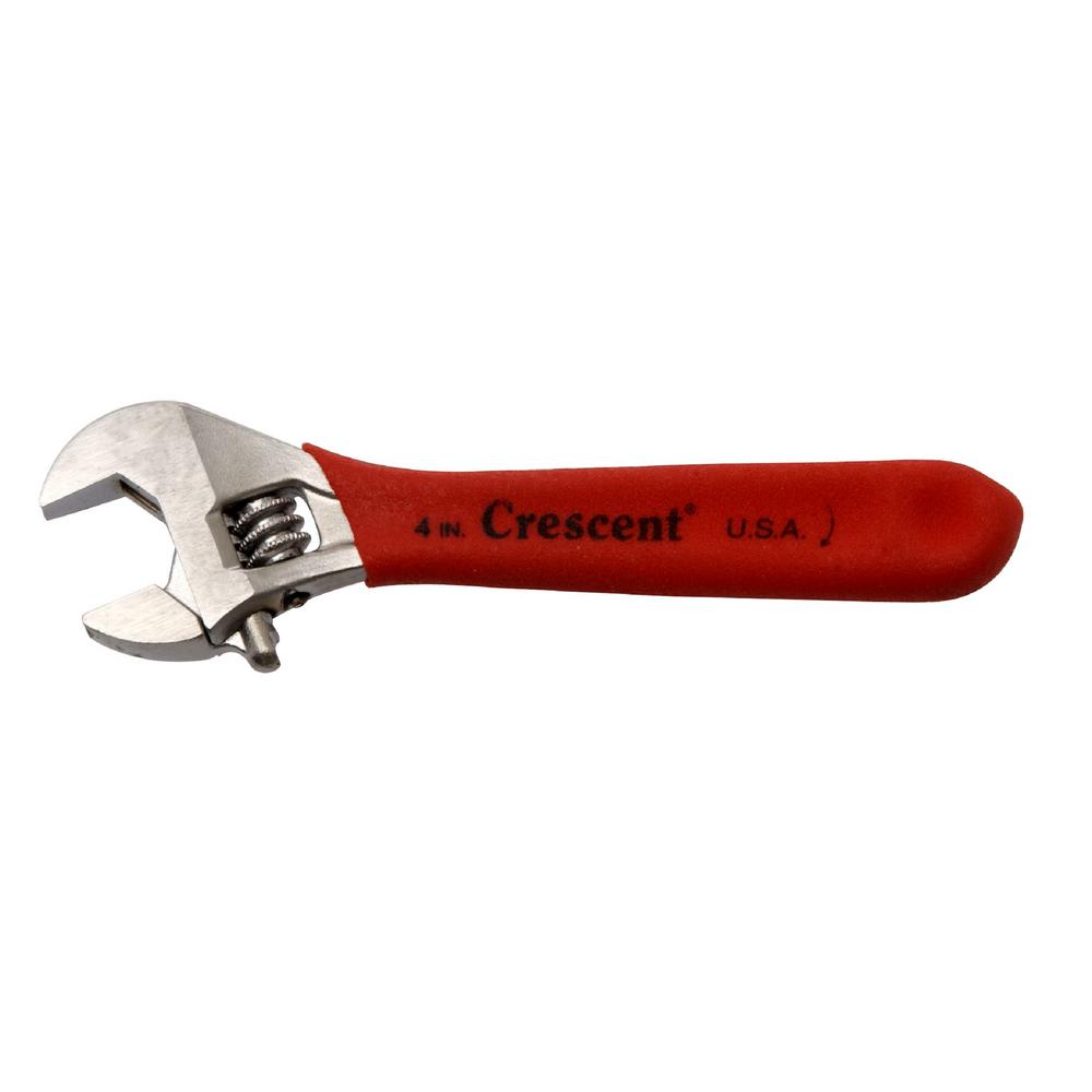 Crescent 4 in. Adjustable Cushion Grip Wrench-AC14C - The ...
