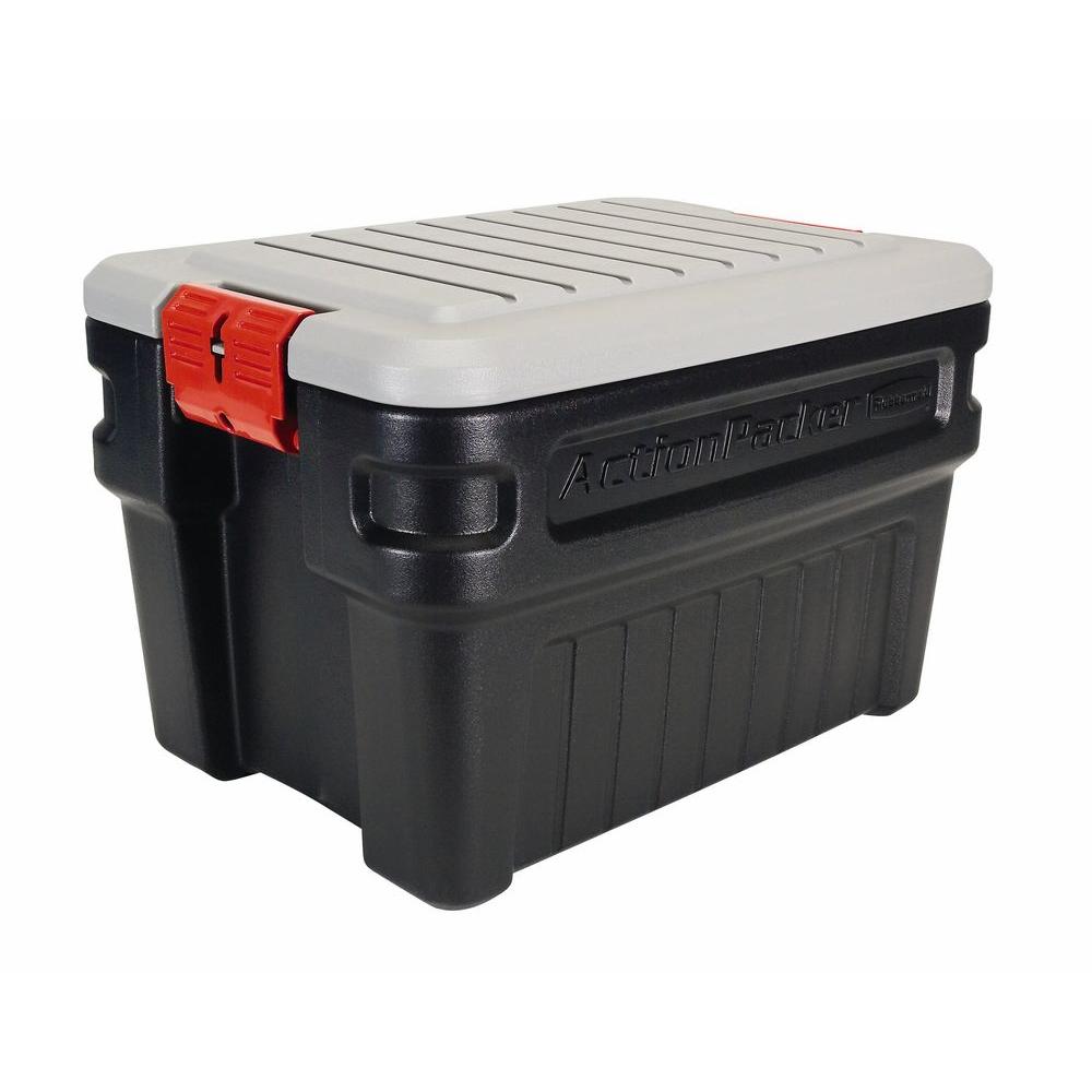 Rubbermaid Storage Containers Organization The Home 24 Gal Action Packer Storage Box