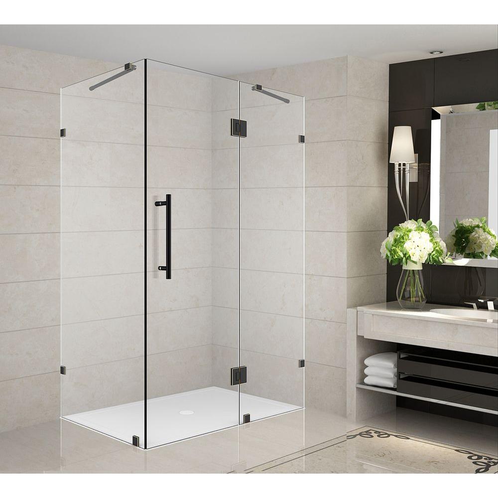 Aston Avalux 32 In X 36 72 Completely Frameless Shower Avalux 32 In X 36 72 Completely Frameless Shower Enclosure Oil Rubbed Bronze