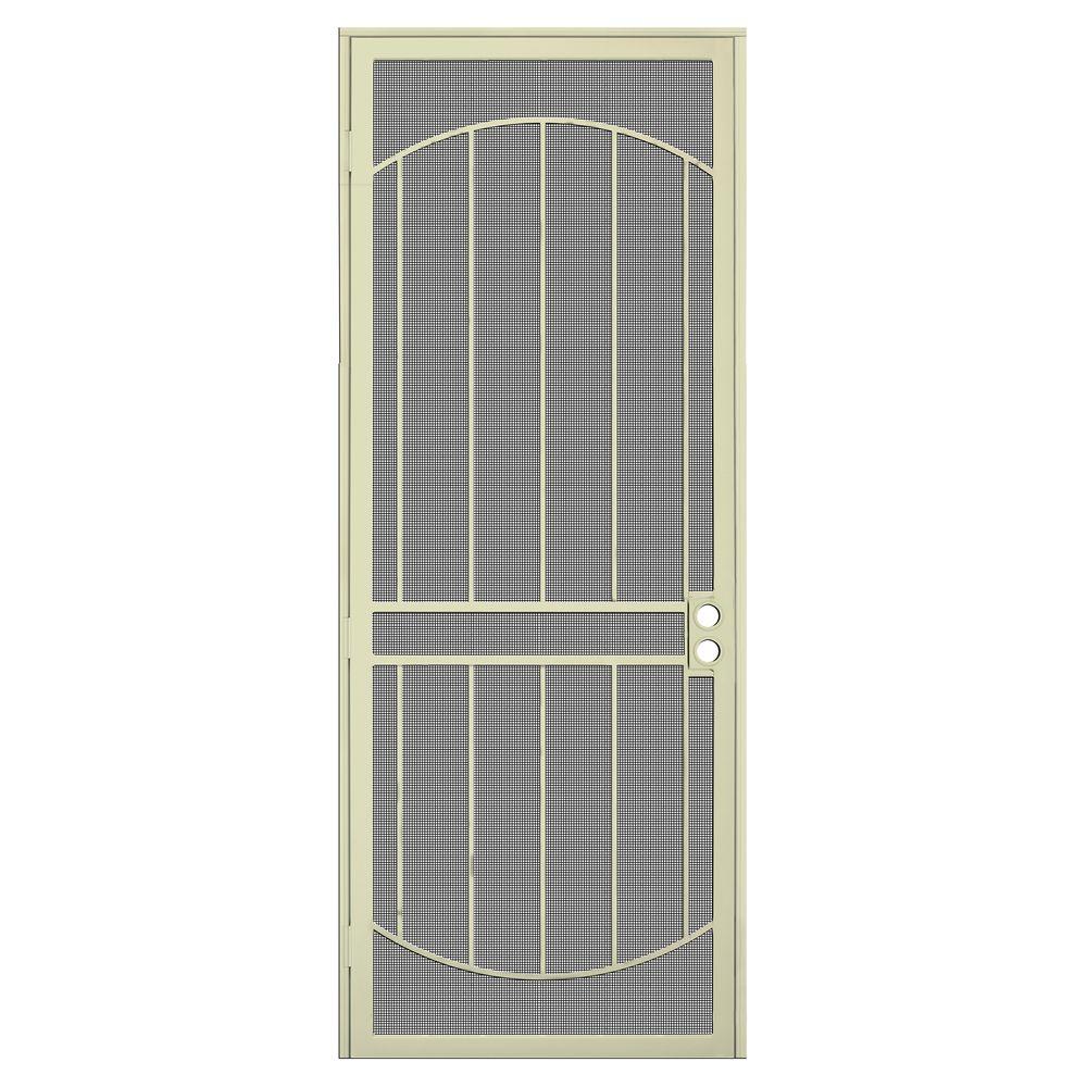 Unique Home Designs 36 in. x 96 in. Arcada Navajo White Surface Mount