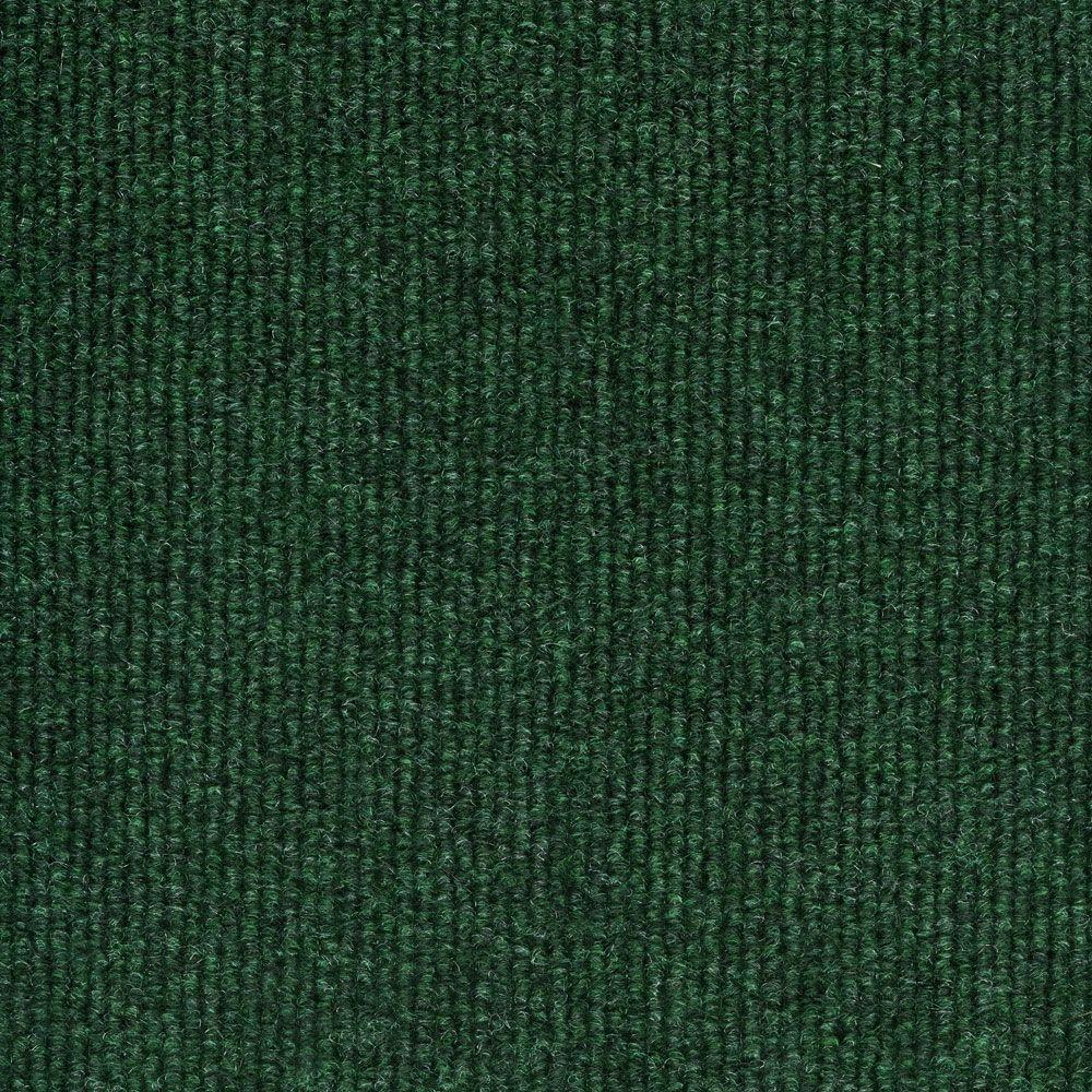 TrafficMASTER Elevations - Color Leaf Green Ribbed Texture Indoor/Outdoor 12 ft. Carpet