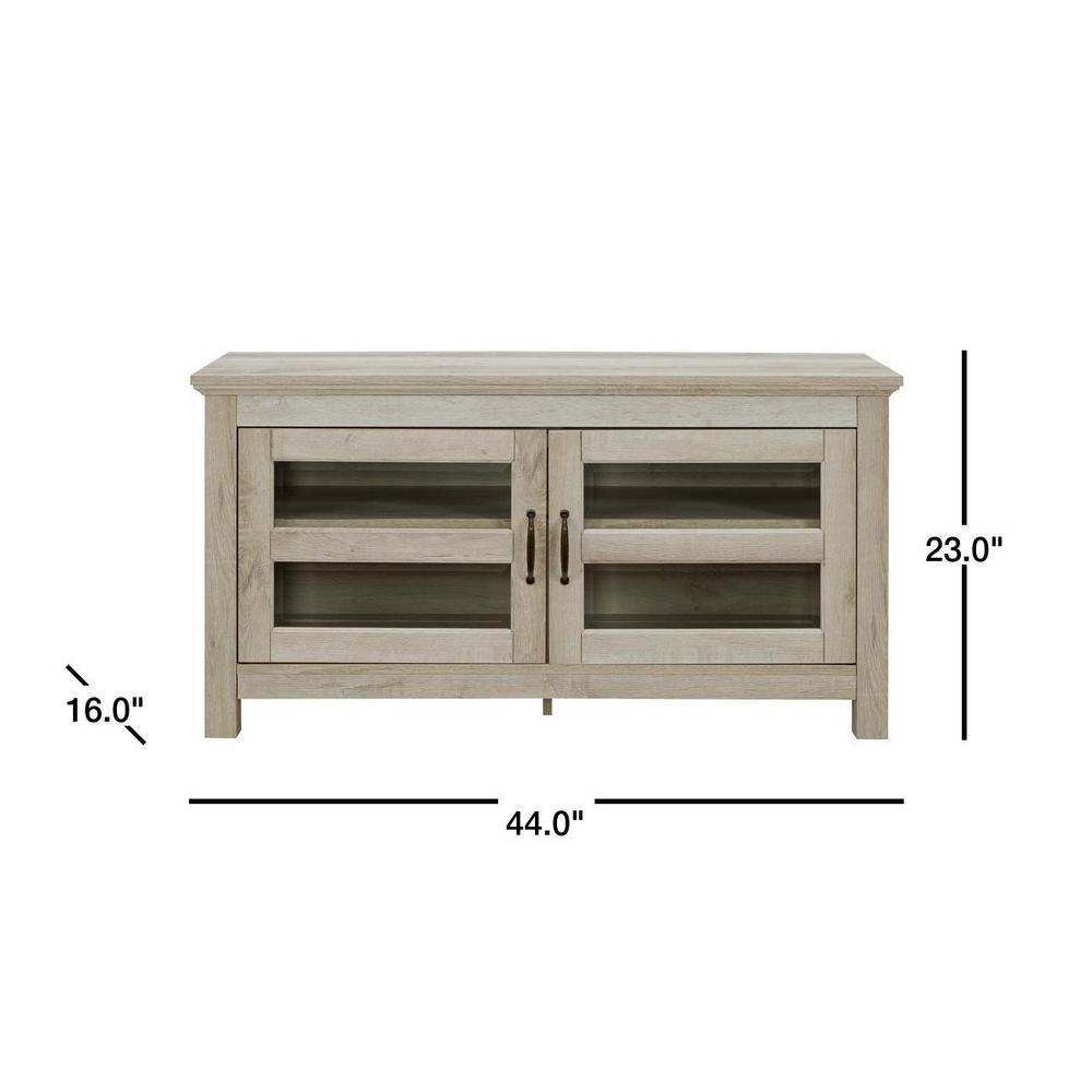 Deco 79 Metal Wood Adjustable Media Stand 63 by 38-Inch