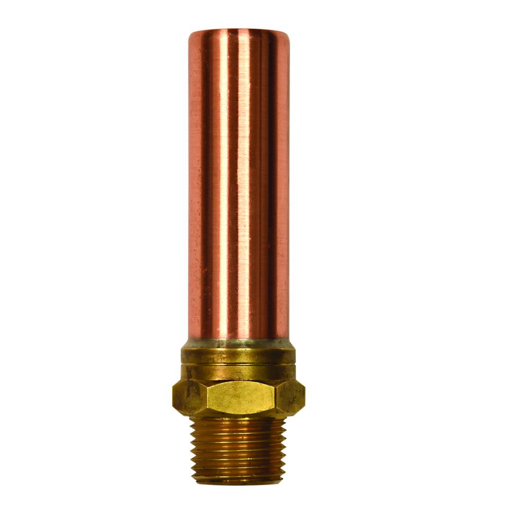 Eastman 1/2 in. MIP Brass Mini Water Hammer Arrestor-60840 - The Home Depot