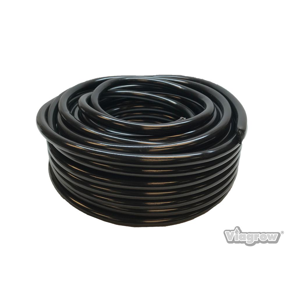 Viagrow 100 ft. 30 m, 12 I.D58 Vinyl Multipurpose BPA Free Food Grade Soft Irrigation Tubing