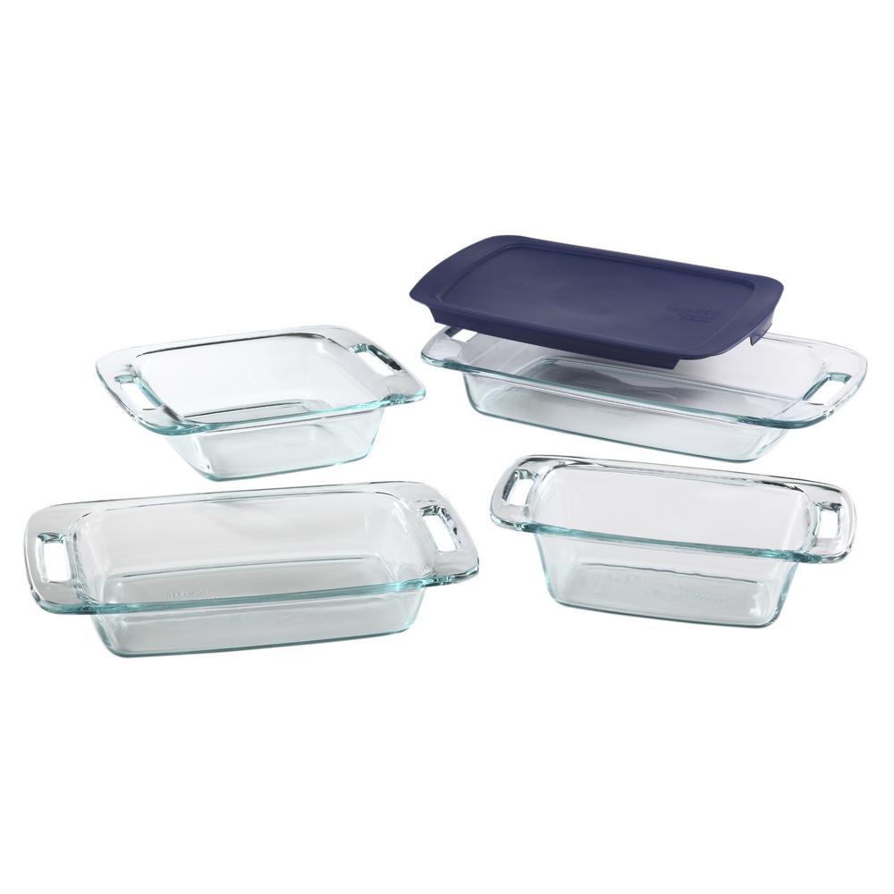 UPC 071160096936 product image for Easy Grab 5 Piece Baker Set, Clear | upcitemdb.com