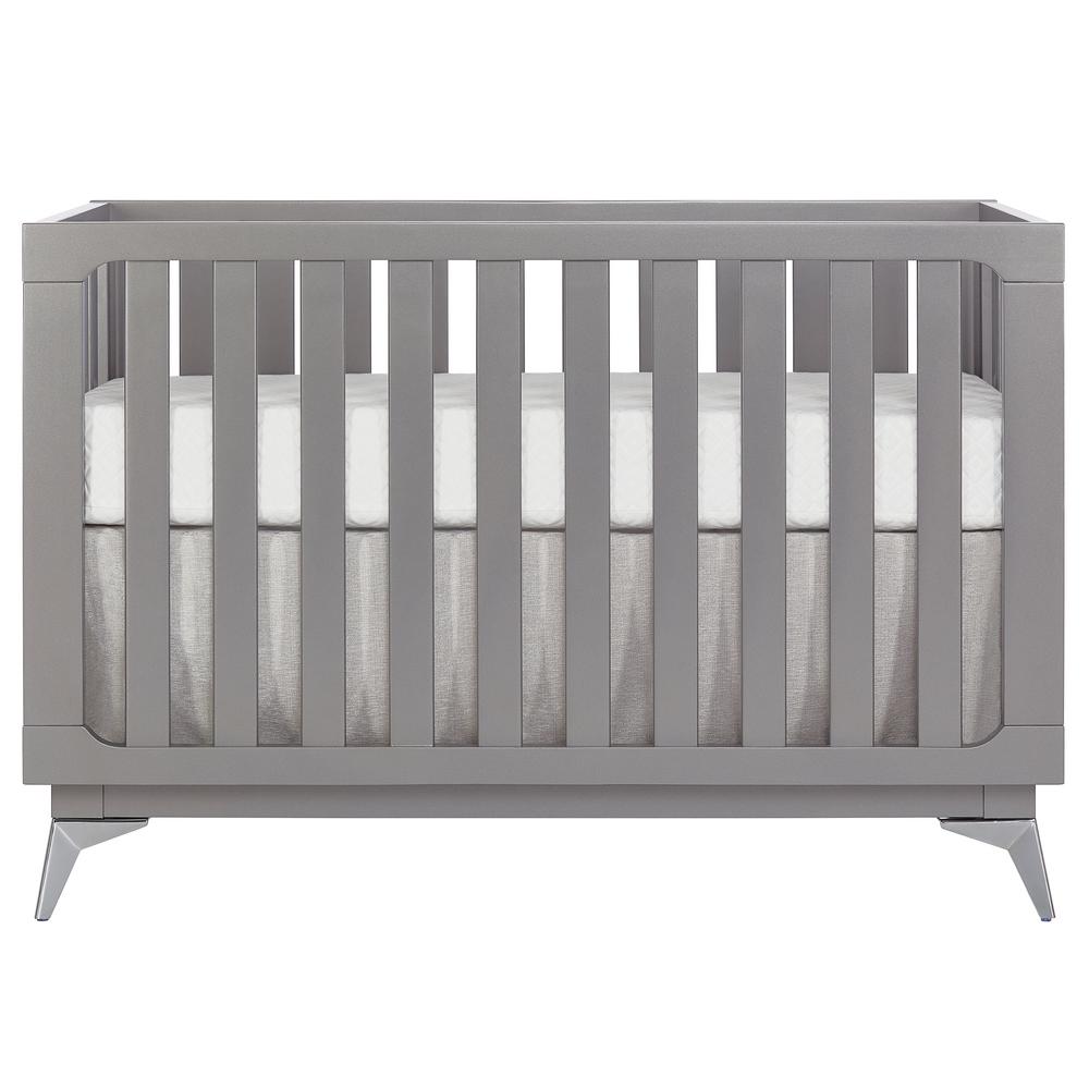 grey crib