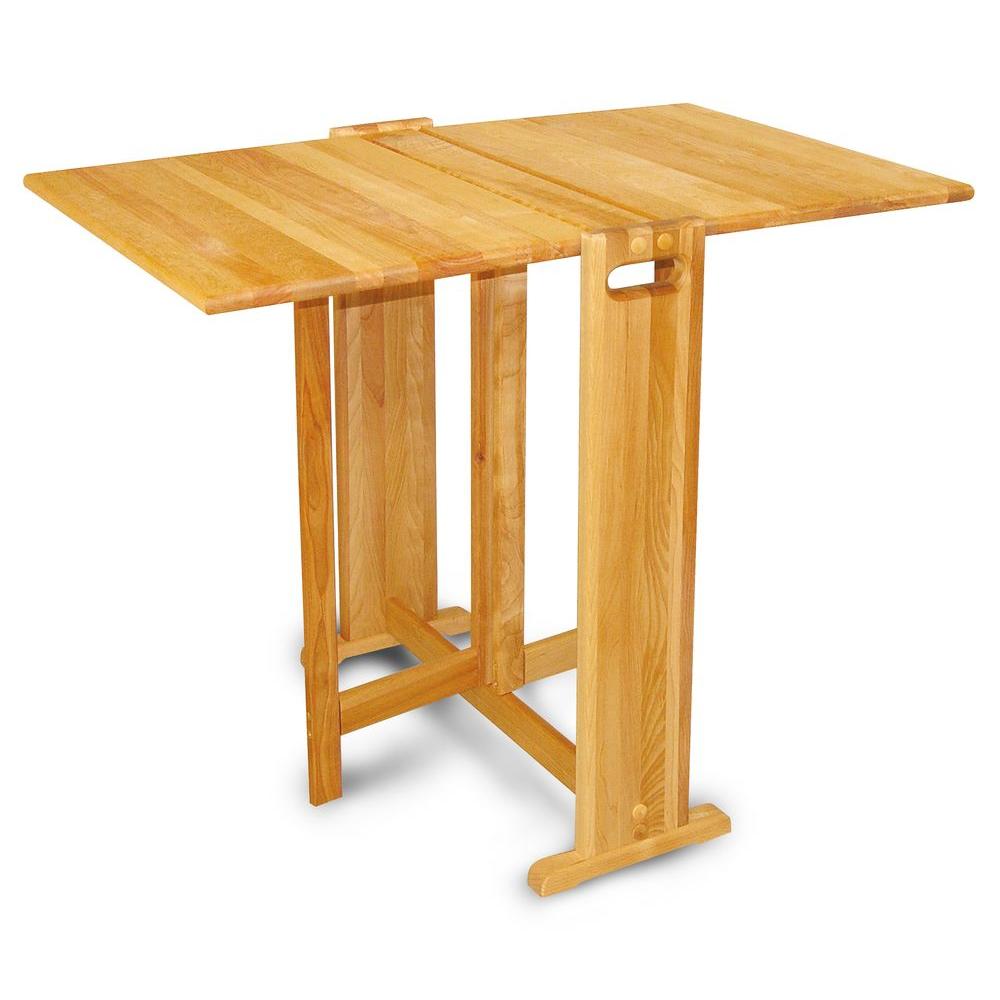 butcher block folding table