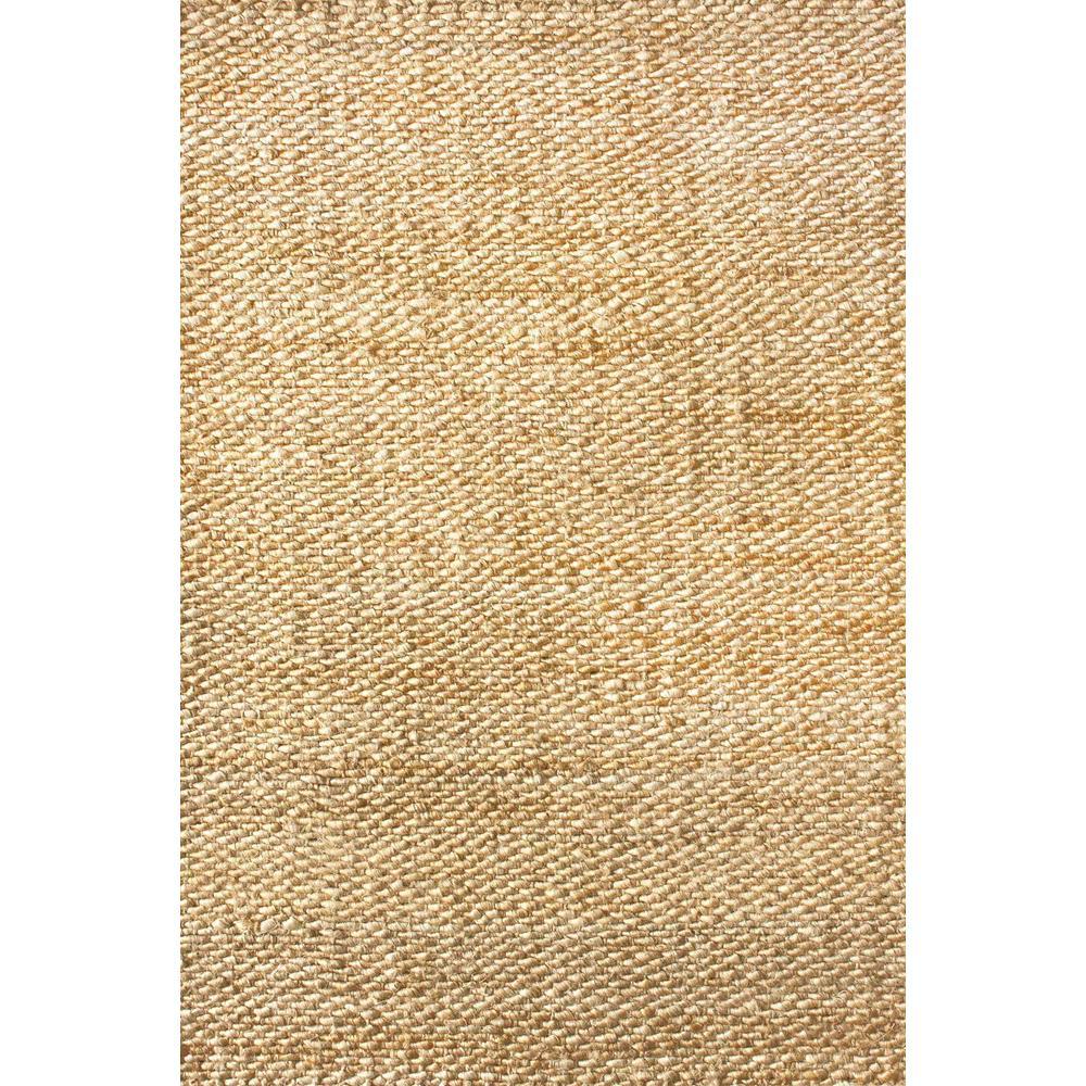 Nuloom Hailey Farmhouse Solid Jute Tan 2 Ft X 3 Area Rug