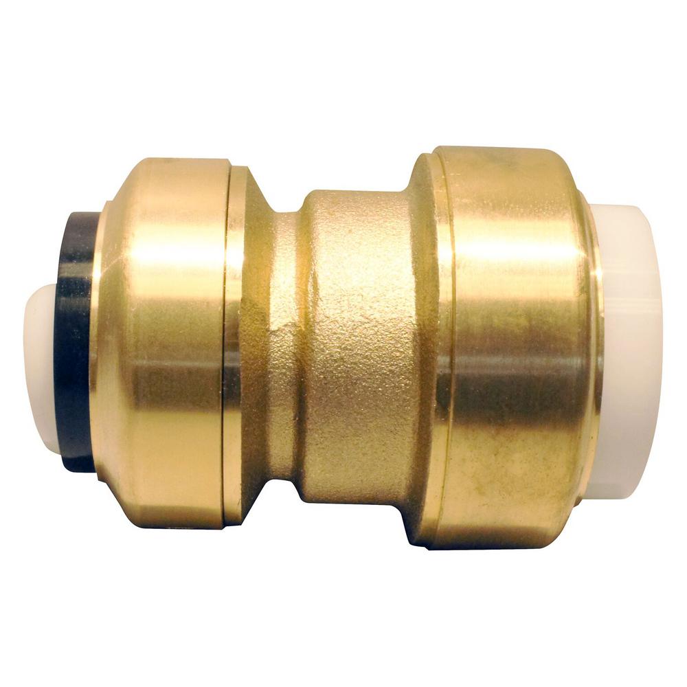 Tectite 1 in. IPS x 1 in. CTS Brass PushtoConnect Conversion Coupling