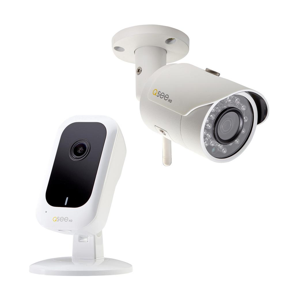 QSEE 3MP IP WiFi Mini Cube Surveillance Camera and 3MP IP WiFi