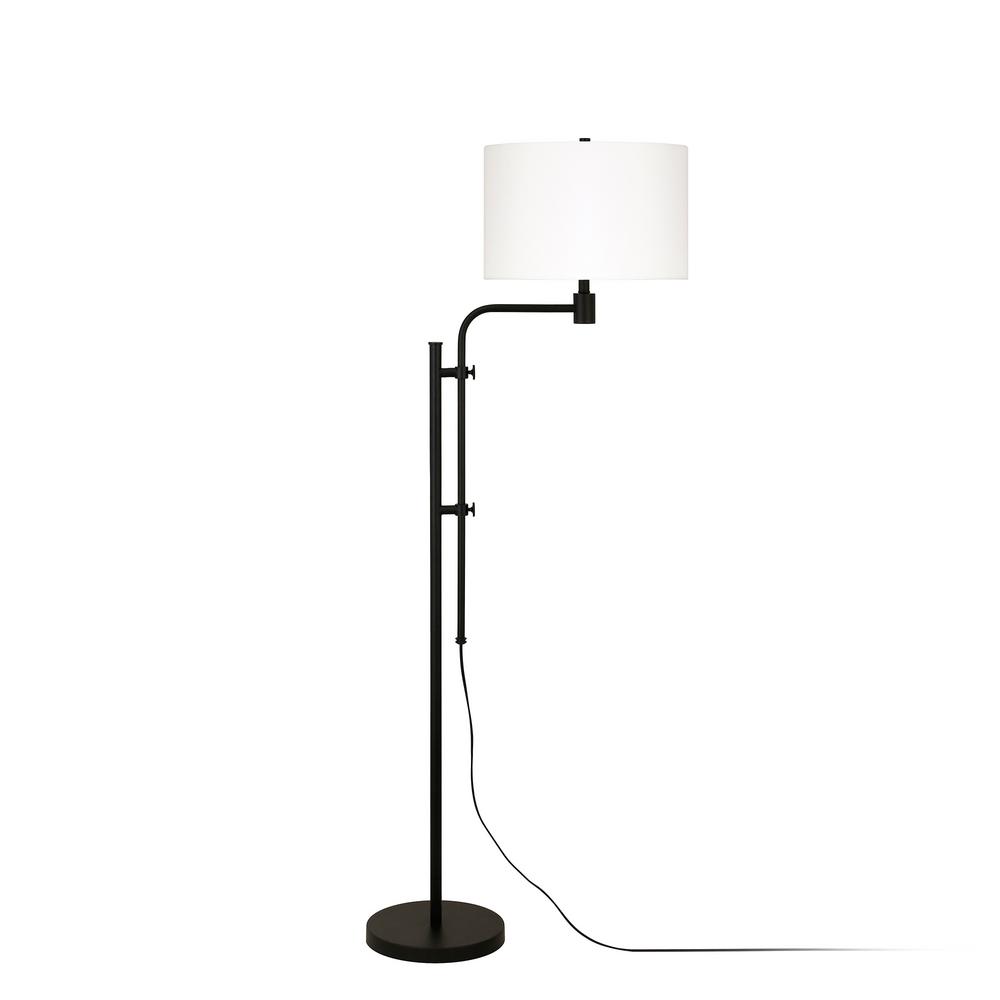 Meyer&Cross Polly 71.5 in. H Adjustable Blackened Bronze Floor Lamp