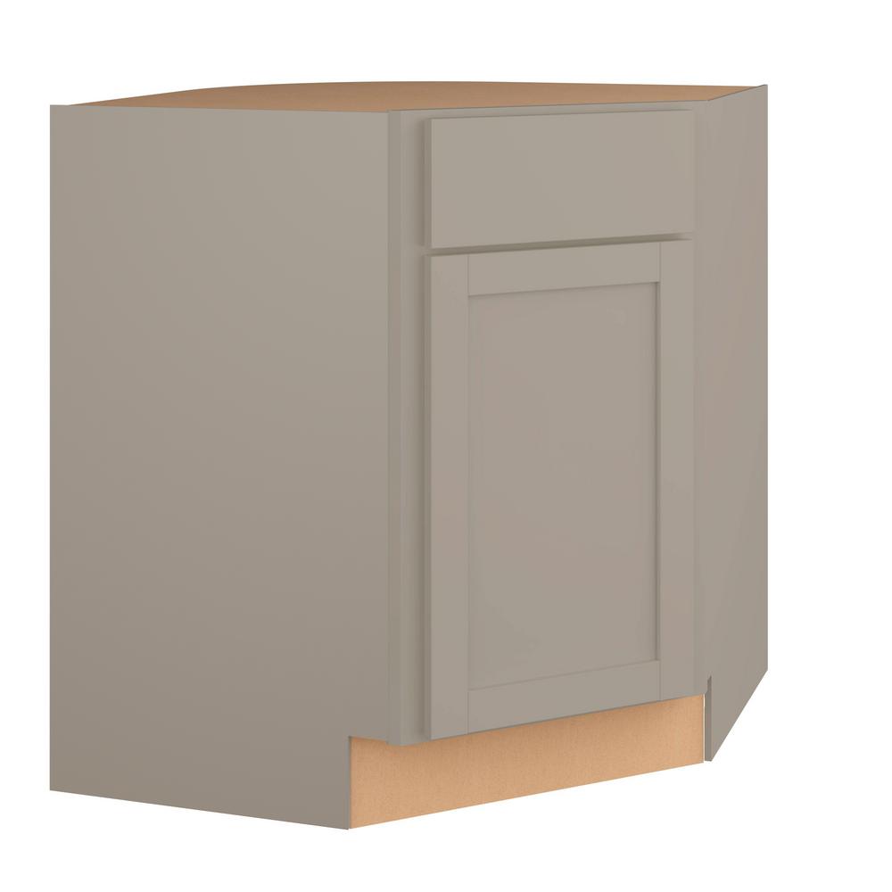 Hampton Bay Courtland Shaker Assembled 36 in. x 32.5 in. x 24 in. Stock